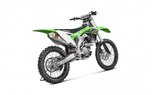 Akrapovic Slip-on Line Titanium Einddemper zonder E-keur Kawasaki KX250F 2017 2021